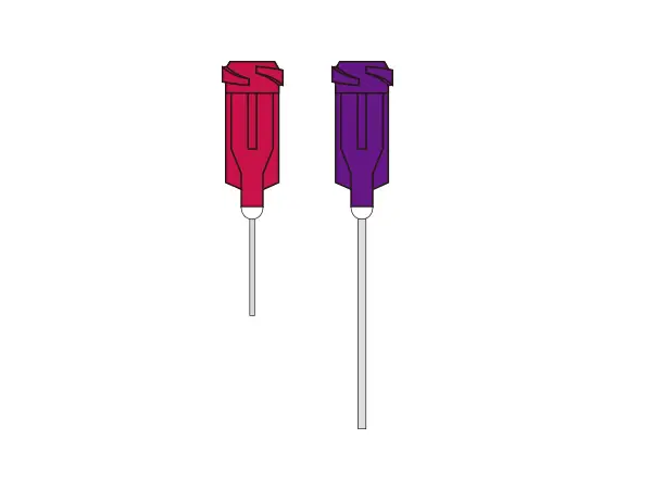 Straight Stainless Steel Needle na may Plastic Hub